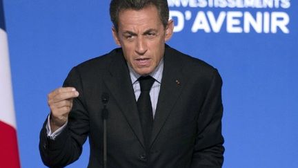 Nicolas Sarkozy tente d'occuper le terrain médiatique. (AFP / Fred Dufour)