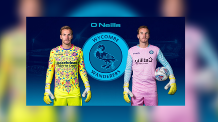 Capture d'écran d'un tweet publiant les nouveaux maillots de l'équipe anglaise des Wycombe Wanderers, en juillet 2017. (TWITTER)