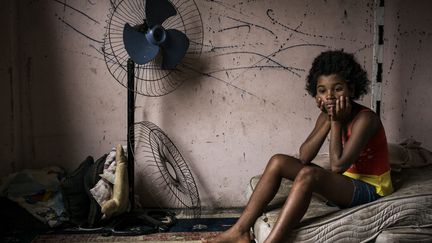 Maria Eduarda (12 ans) vit dans cette chambre, à Jambalay, avec ses 4 frères et soeurs
 (Peter Bauza / Echo Photojournalism )