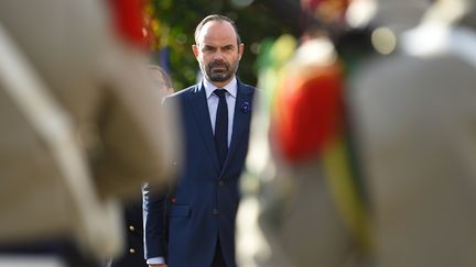 Le Premier ministre&nbsp;Edouard Philippe&nbsp;lors des célébrations du centenaire de la Première Guerre mondiale à au Malzieu-Ville (Lozère) le 26 octobre 2018.&nbsp; (SYLVAIN THOMAS / AFP)