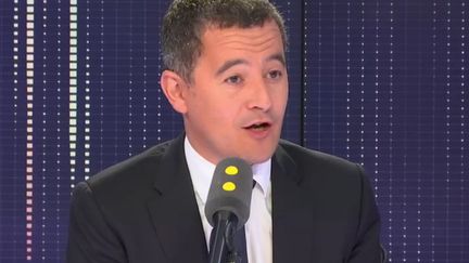 Gérald Darmanin, ministre de l’Action et des comptes publics, sur franceinfo le 5 septembre 2018. (RADIO FRANCE / FRANCE INFO)