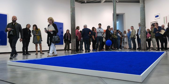Le bleu d'Yves Klein 
 (Nerea González/EFE/Newscom/MaxPPP)
