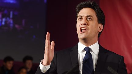 &nbsp; (Ed Miliband le 4 mai 2015©MAXPPP)