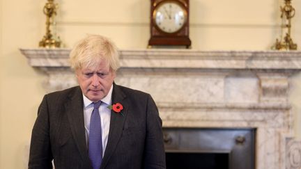 Le Premier ministre, Boris Johnson, le 11 janvier 2022 à Londres (Royaume-Uni). (EYEPRESS NEWS / AFP)