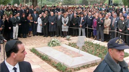 C'est là que se trouve le cimetière national d'Israël. Il abrite de nombreux soldats ainsi que plusieurs personnalités politiques. (AFP)