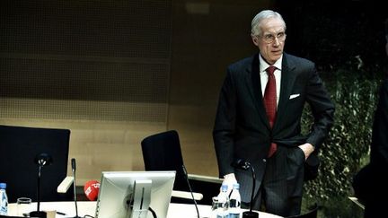 Peter Straarup, patron de la Danske Bank. (Casper Christoffersen / SCANPIX DENMARK / AFP)