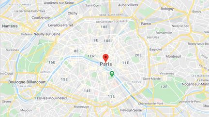 Plan de Paris. (GOOGLE MAPS)