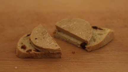 Du faux gras, une alternative végan au foie gras; (ROBIN PRUDENT / FRANCEINFO)