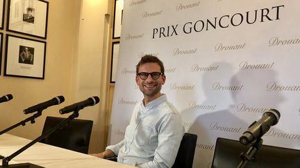 L'écrivain Nicolas Mathieu lors de la remise du prix Goncourt 2018
 (Manon Botticelli)