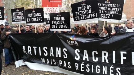 &nbsp; (A Toulouse, le cortège a rassemblé environ 4.000 patrons © RF-Stéphane Iglesis)