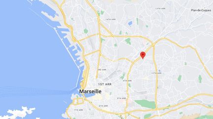 Un nouveau règlement de comptes à Marseille, dans le 13e arrondissement, le 4 août 2023. (GOOGLE MAPS)