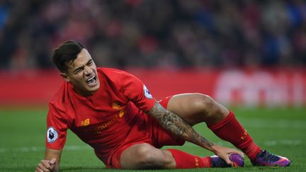 Philippe Coutinho sévèrement touché contre Sunderland (PAUL ELLIS / AFP)