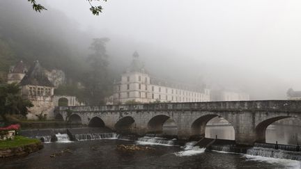 The town of Brantôme (Dordogne), in October 2020. (JEAN DANIEL SUDRES / AFP)