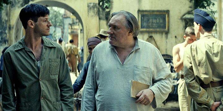 Gaspard Ulliel et Gérard Depardieu dans "Les confins du monde"
 (Ad Vitam)