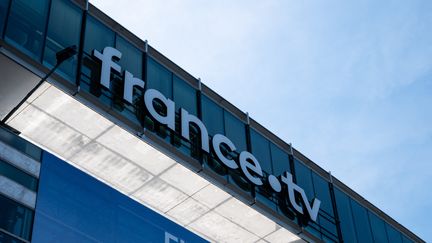 Le siège de France Télévisions (Paris), le 10 juin 2021. (RICCARDO MILANI / HANS LUCAS / AFP)