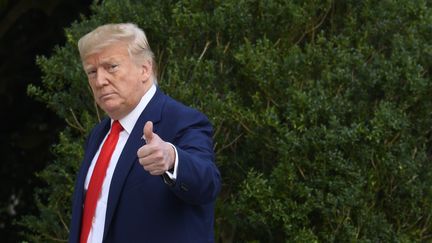 Le président américain Donald Trump, le 3 octobre 2019 à la Maison Blanche, à Washington (Etats-Unis). (JIM WATSON / AFP)