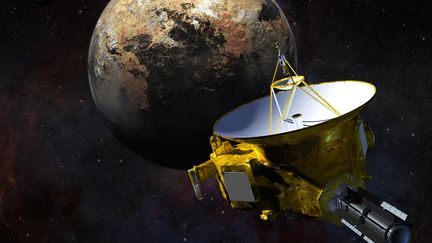 La sonde New Horizons &agrave; l'approche de Pluton, en juillet 2015. (HANDOUT / NASA)