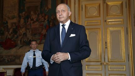 Laurent Fabius au Quai d'Orsay, le 24 juin 2015. (FRANCOIS MORI / AP / SIPA)