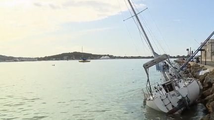 Var : la ville de Six-Fours-Les Plages inondée