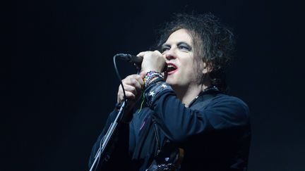 Robert Smith de The Cure le 30 juin 2019 au festival de Glastonbury. (JAMES MCCAULEY/REX/SIPA / SHUTTERSTOCK)