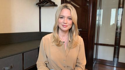 L'actrice Virginie Efira joue le rôle principale du film "Benedetta" en compétition à Cannes. (MATTEU MAESTRACCI / RADIO FRANCE)