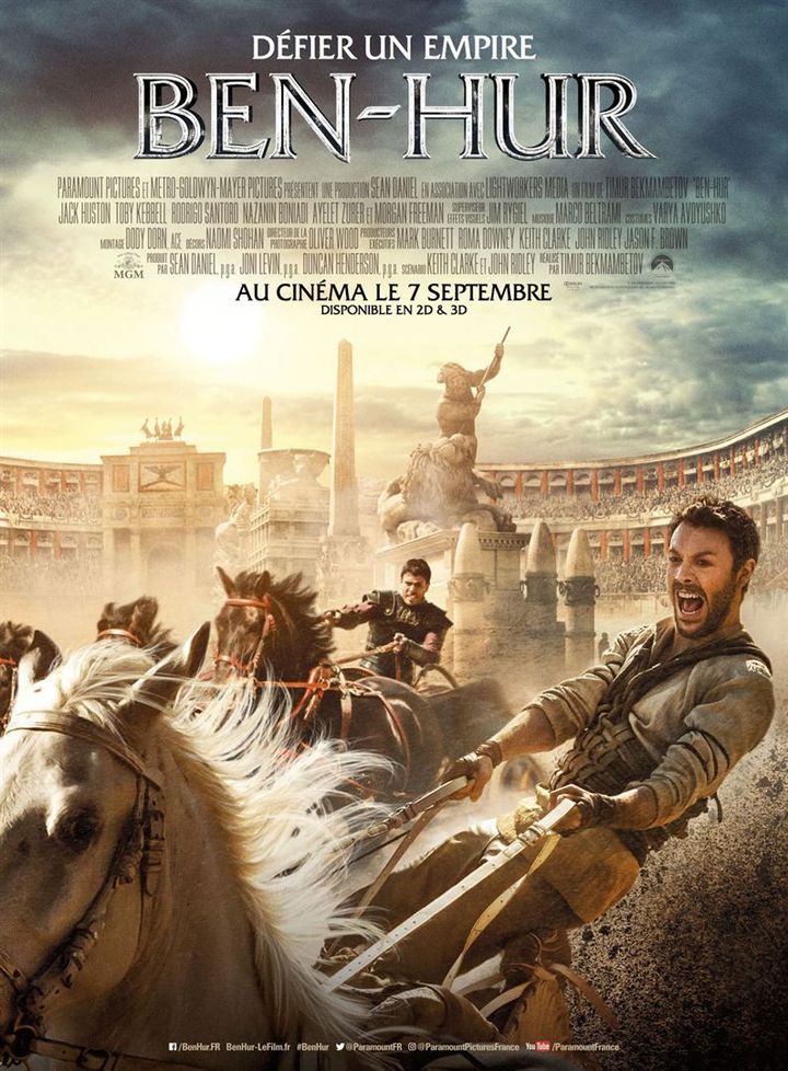 "Ben-Hur" : l'affiche française
 (Paramount Pictures France)