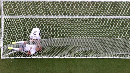 Raphaël Varane a été sonné face au Nigéria (FRANCOIS XAVIER MARIT / POOL)