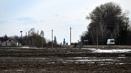 La localité de Novy Ropsk, dans la région russe de Briansk, le 3 mars 2023. (KIRILL KUDRYAVTSEV / AFP)