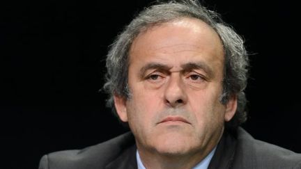 Michel Platini a accord&eacute; une interview au quotidien suisse "Le Matin". (FABRICE COFFRINI / AFP)