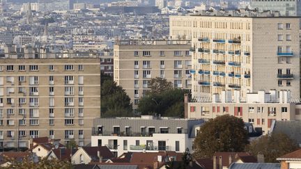 Des logements sociaux à Paris, le 4 octobre 2023 (photo d'illustration). (VINCENT ISORE / MAXPPP)