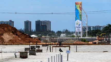 Le chantier de Barra de Tijuca, où sera édifié le parc olympique de Rio de Janeiro