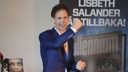 &nbsp; (David Lagercrantz a presenté le quatrième tome de la série Millénium à Stockholm mercredi 26 août. Il a été choisi par l'éditeur pour poursuivre l'oeuvre de Stieg Larsson à sa mort © Sipa)