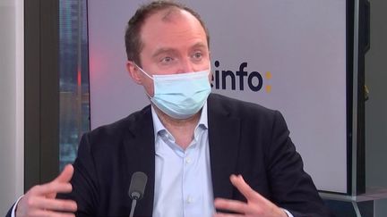 Augustin Landier, professeur à HEC, invité éco de franceinfo le 9 février 2022. (FRANCEINFO / RADIO FRANCE)