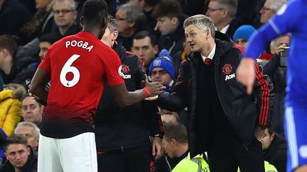 Paul Pogba et Ole Gunnar Solskjaer (KIERAN MCMANUS/BPI/REX/SHUTTERSTOCK/SIPA / SHUTTERSTOCK)