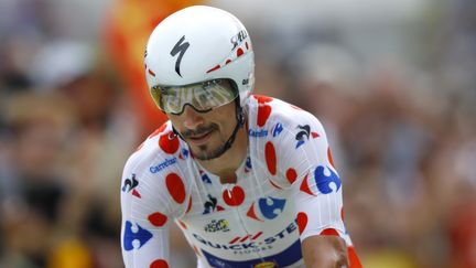 Julian Alaphilippe, meilleur grimpeur du Tour de France 2018, devrait être l'un des chouchous du public du Critérium de Lisieux. (KIM LUDBROOK / EPA)