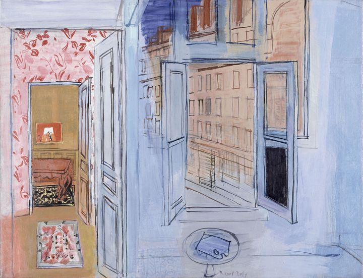 Raoul Dufy, "L’Atelier de l’impasse Guelma", 1935-1952, Paris, Musée National d'Art moderne, Centre Georges Pompidou, legs de Mme Raoul Dufy, 1963&nbsp; (© Adagp, Paris 2021)