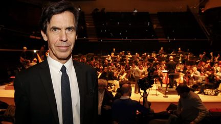 Laurent Bayle le 14 janvier, dans la Grande salle de la Philharmonie.
 (Frédéric Dugit/PHOTOPQR/LE PARISIEN)