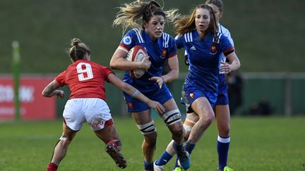 La capitaine des Bleues, Gaëlle Hermet. (PAUL ELLIS / AFP)