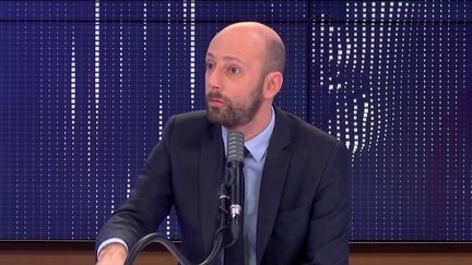 Stanislas Guerini,&nbsp;délégué général de La République en marche était l'invité du "8h30&nbsp;franceinfo", mercredi 25 novembre 2020. (FRANCEINFO / RADIOFRANCE)