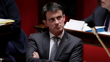 Le Premier ministre lors des questions au gouvernement à l'Assemblée nationale, le 21 juin 2016. (THOMAS SAMSON / AFP)