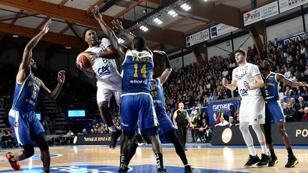 Un match de basket entre&nbsp;Roanne et Boulogne-Levallois, le 28 février 2020, à&nbsp;Roanne. (MAXPPP)