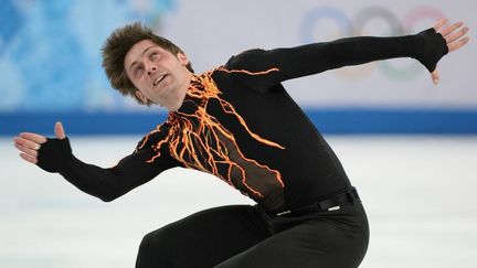 Brian Joubert &agrave; Sotchi (Russie), le 13 f&eacute;vrier 2014. (JUNG YEON-JE / AFP)