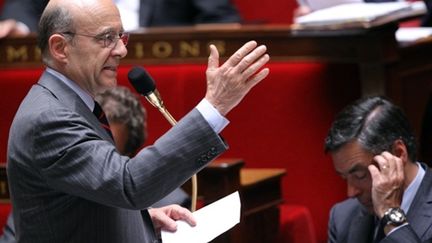 Alain Juppé, ministre des Affaires étrangères (3 mai 2011) (AFP/PIERRE VERDY)