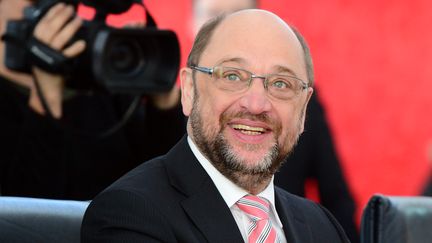 Martin Schulz, à Berlin (Allemagne), le 14 février 2017. (MAURIZIO GAMBARINI / DPA / AFP)