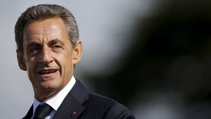 &nbsp; (Nicolas Sarkozy, samedi 5 septembre, à l'Université d'été des Républicains à La Baule © REUTERS - Stéphane Mahe)