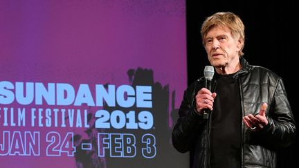 Robert Redford à la conférence d'ouverture de Sundance, jeudi 24 janvier 2019.
 (Dia Dipasupil / Getty / AFP)