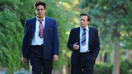 Benicio Del Toro et  Mathieu Amalric dans "Jimmy P. (psychotérapie d'un Indien des plaine)" de Arnaud Desplechin
 ( Nicole Rivelli - Why Not Productions)