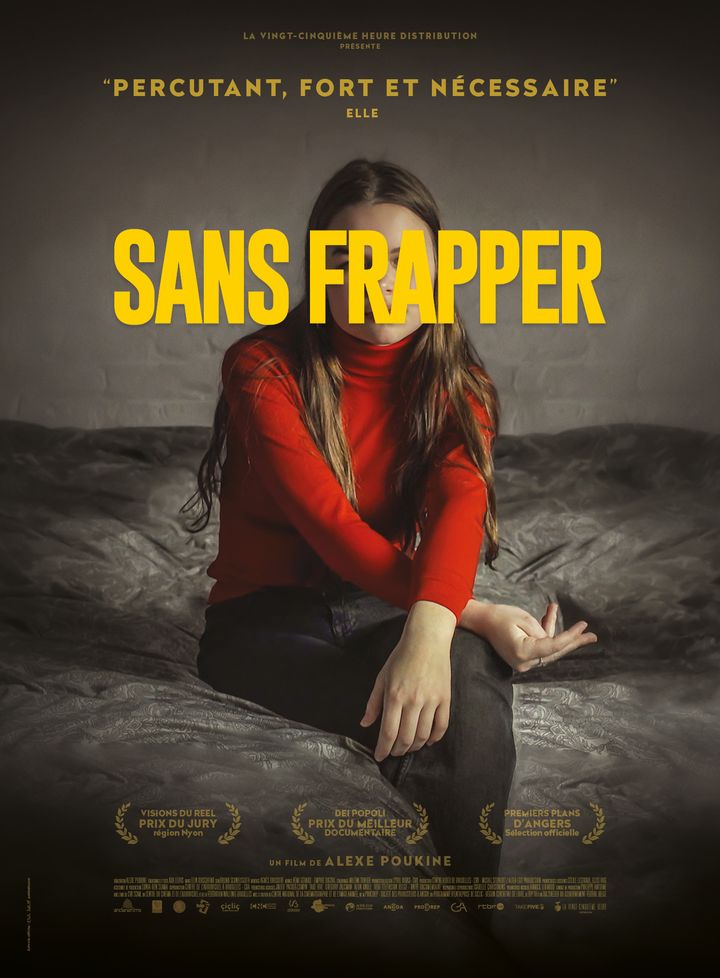 Affiche du film "Sans frapper", d'Alexe Poukine, mars 2022 (La Vingt-Cinquième Heure)