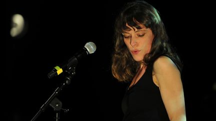 Emily Loizeau au Printemps de Bourges (16 avril 2016)
 (Guillaume Souvant / AFP)