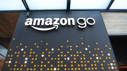 Enseigne d'une boutique Amazon à Seattle (Washington). (ANDREJ SOKOLOW / DPA)